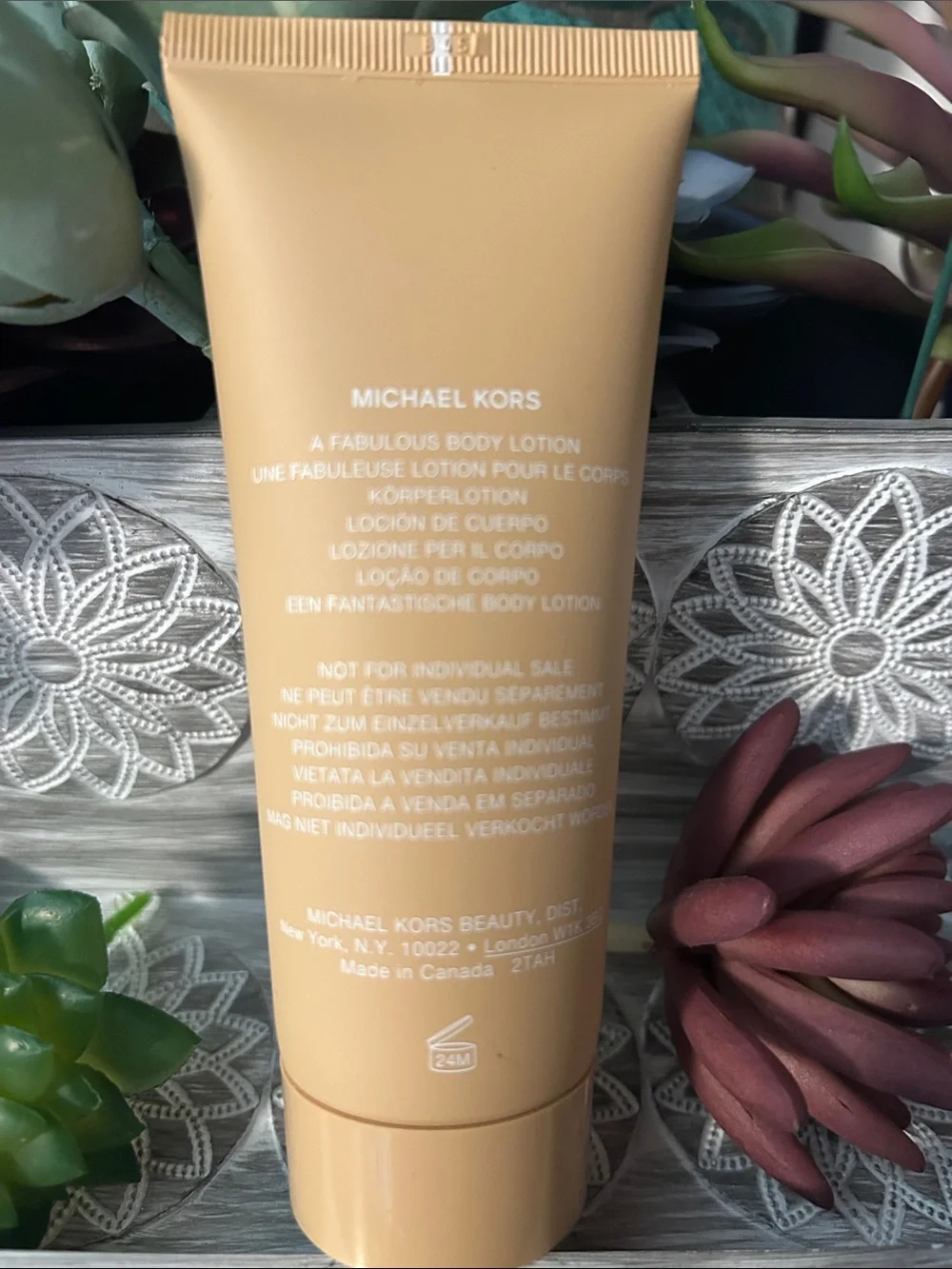 Michael Kors Beige Body Lotion Tube